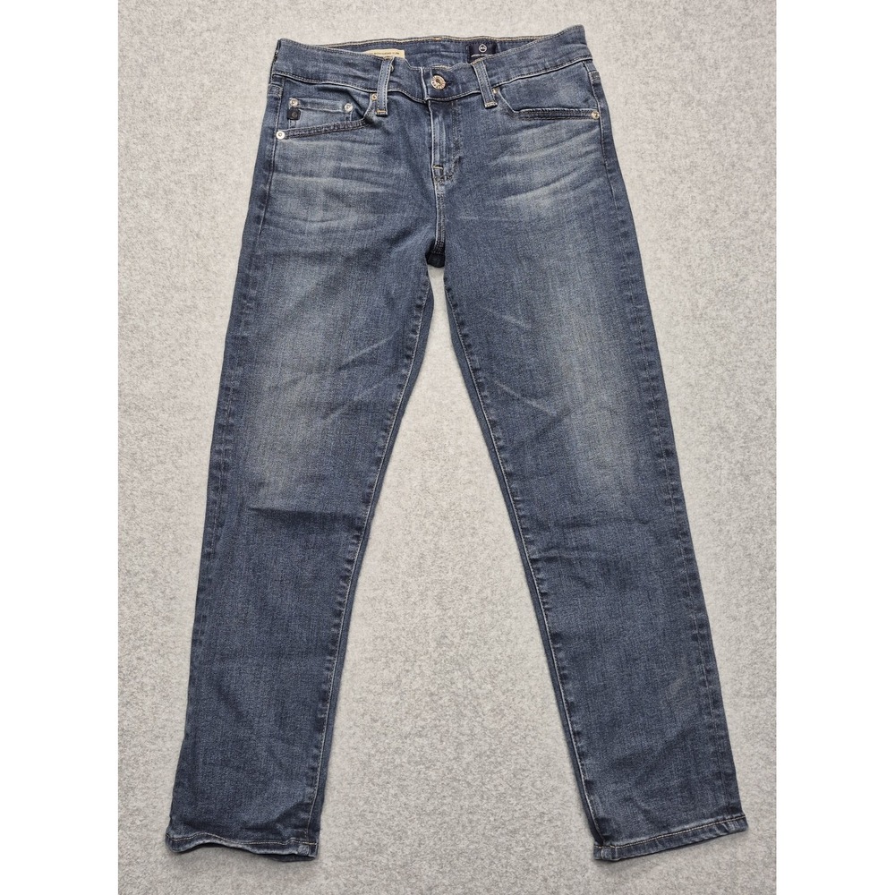 AG Adriano Goldschmied Jeans Women 25 Blue Ex-Boyfriend Slim Medium Wash Denim